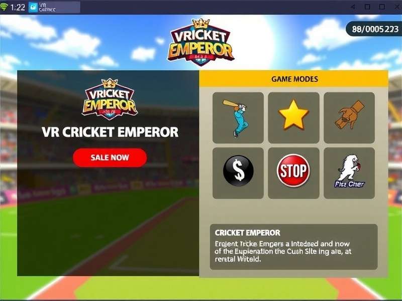 VR Cricket Emperor Game Modes